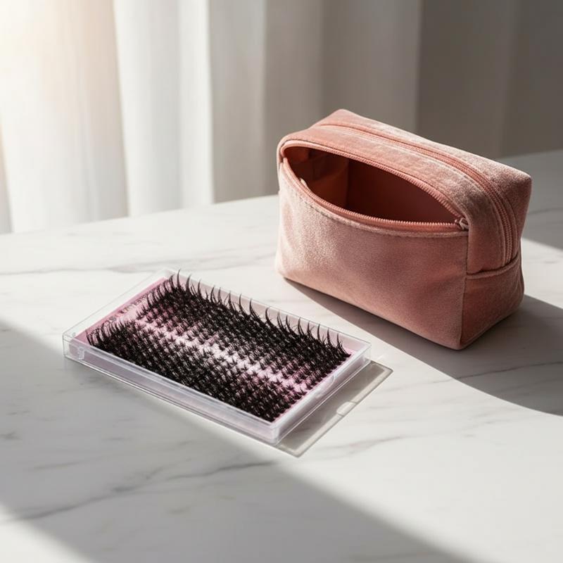 Eyelash Extension Or Extensions - ขนตาปลอมแบบ DIY 14 แถว สำหรับต่อขนตาแบบช่อ ขนตาแบบเส้นต่อเส้น