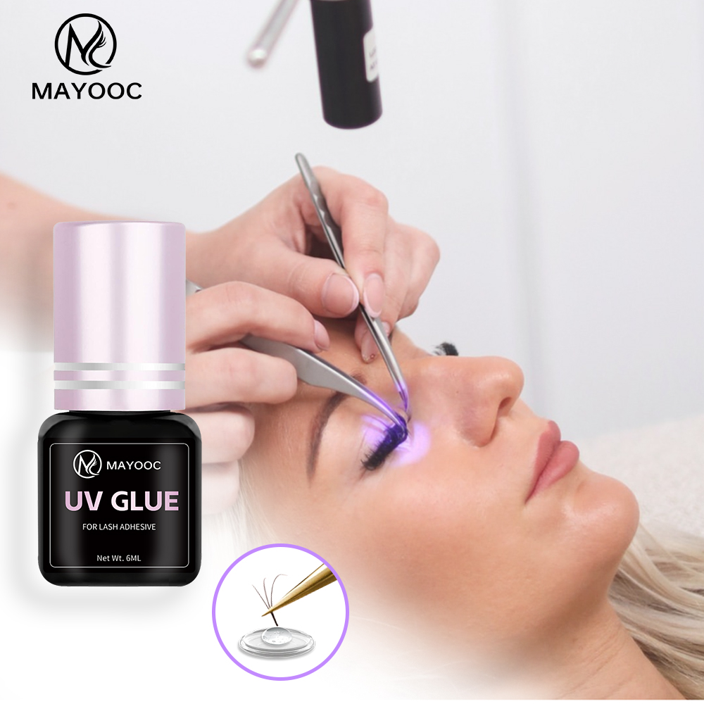 Eyelash Extension Uv Glue - MAYOOC แห้งเร็ว 0.1S UV Eyelash กาวกาวขนตา