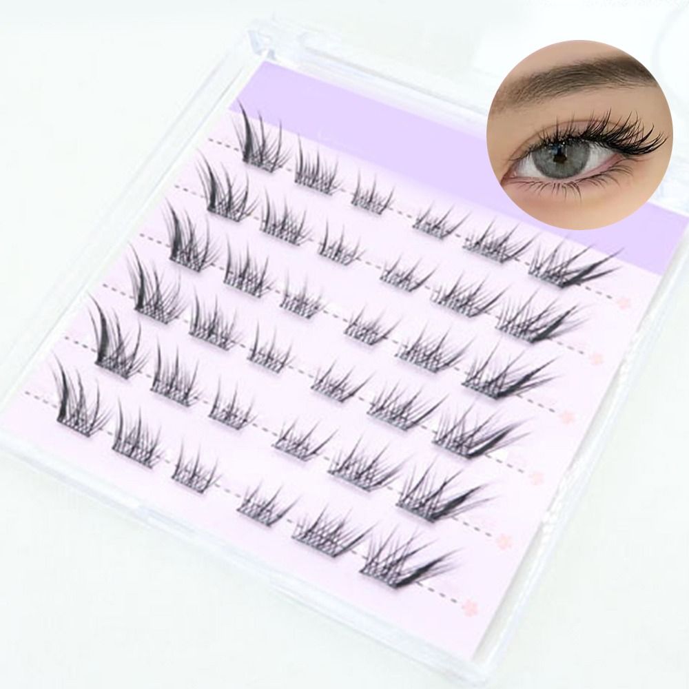 Eyelash Extension Fox Eye - ขนตาปลอมแบบ 3 มิติ ลายแคทอาย ติดเองได้ ขนตาปลอมแบบวิสปี้