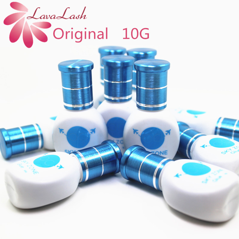 Eyelash Extension No 10 - 10 ขวด/ล็อต กาวต่อขนตาแท้จากเกาหลี ยี่ห้อ Sky Zone
