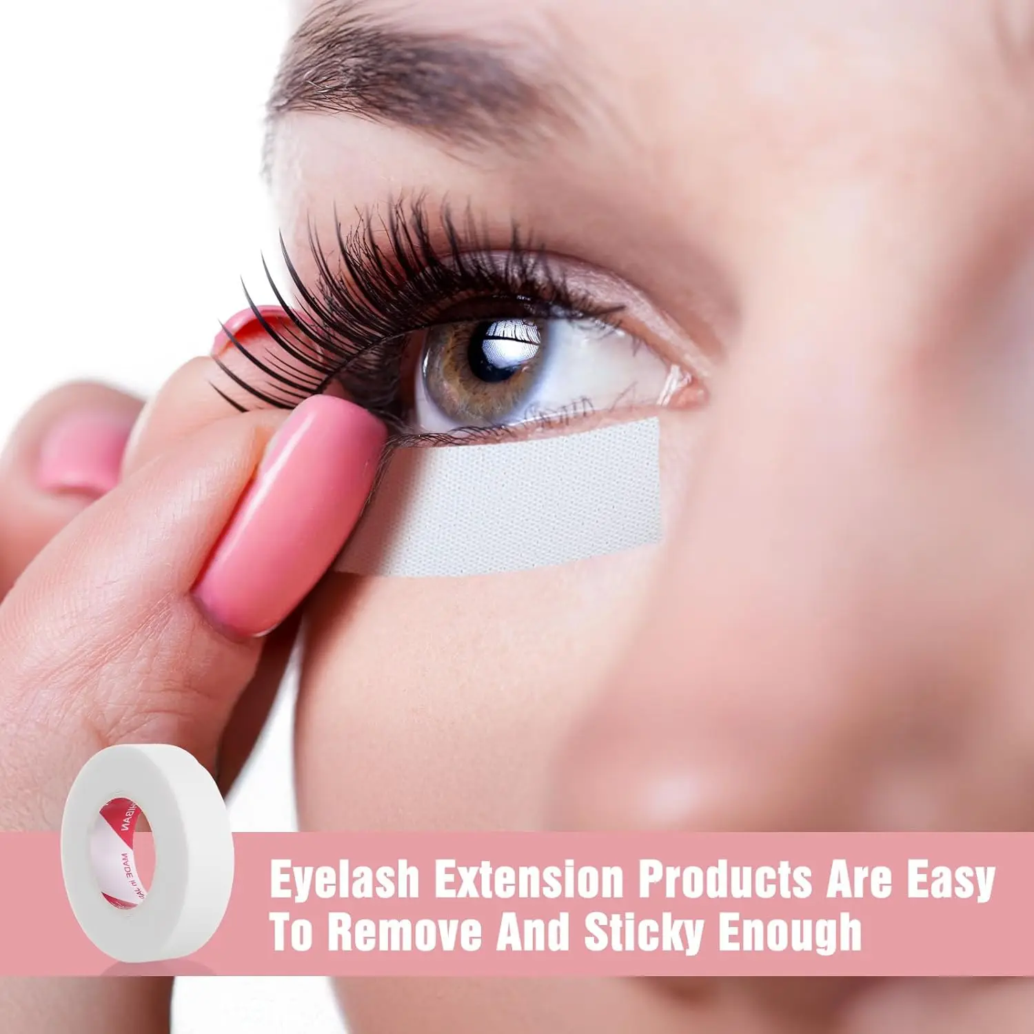 Eyelash Extension Japanese - 2/3/5 ชิ้นเทปฉนวนญี่ปุ่นสำหรับต่อขนตา แผ่นรองใต้ตาแบบไม่มีขุย ระบายอากาศได้ดี เทปกระดาษไม่ทอ แผ่นแปะขนตา