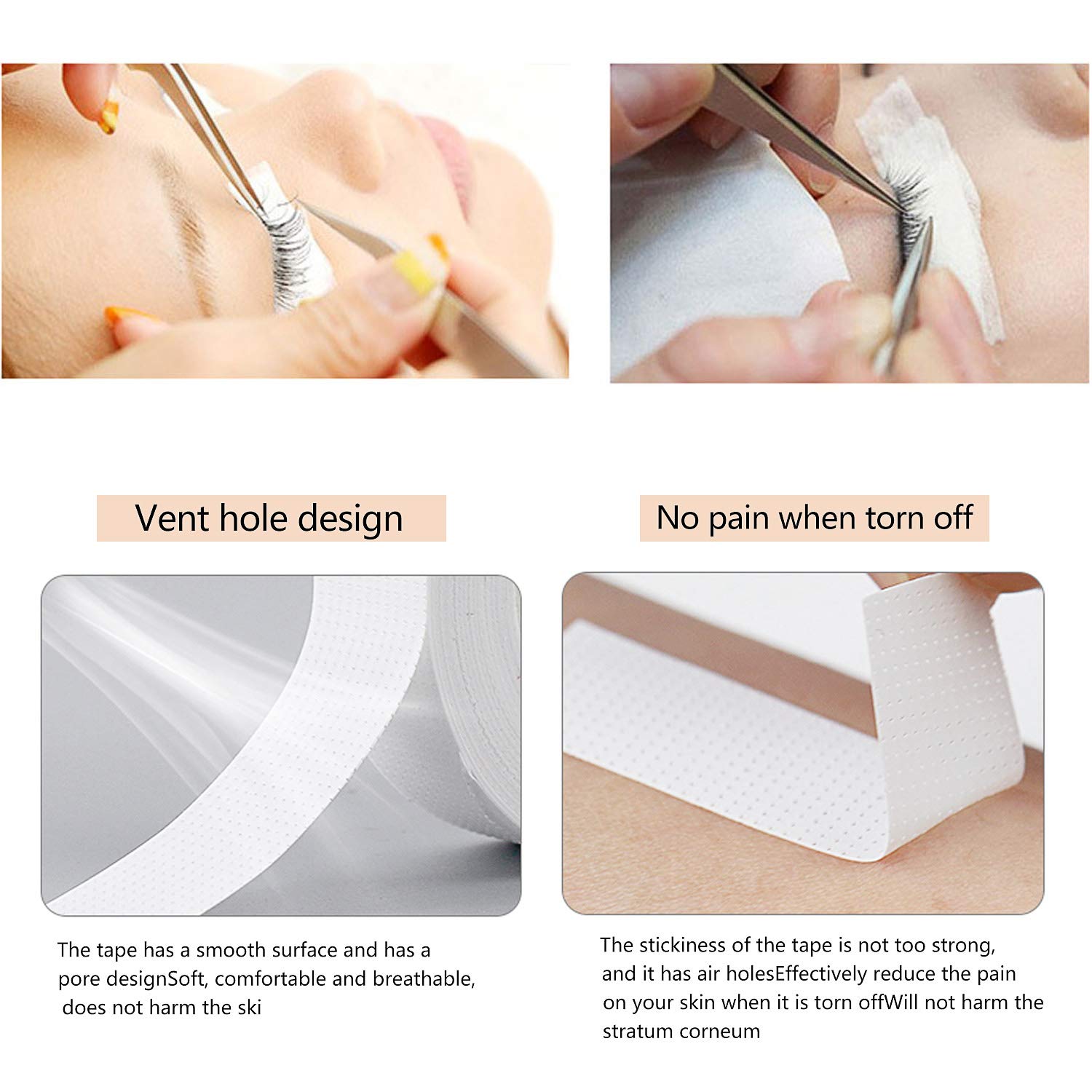 2/3 ม้วนเทปฉนวนญี่ปุ่นสําหรับต - Eyelash Extension Japanese บทวิจารณ์และราคา