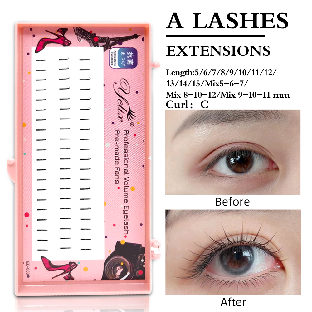 ขนตาปลอม Yelix Natural Soft In - Eyelash Extension C Curl บทวิจารณ์และราคา