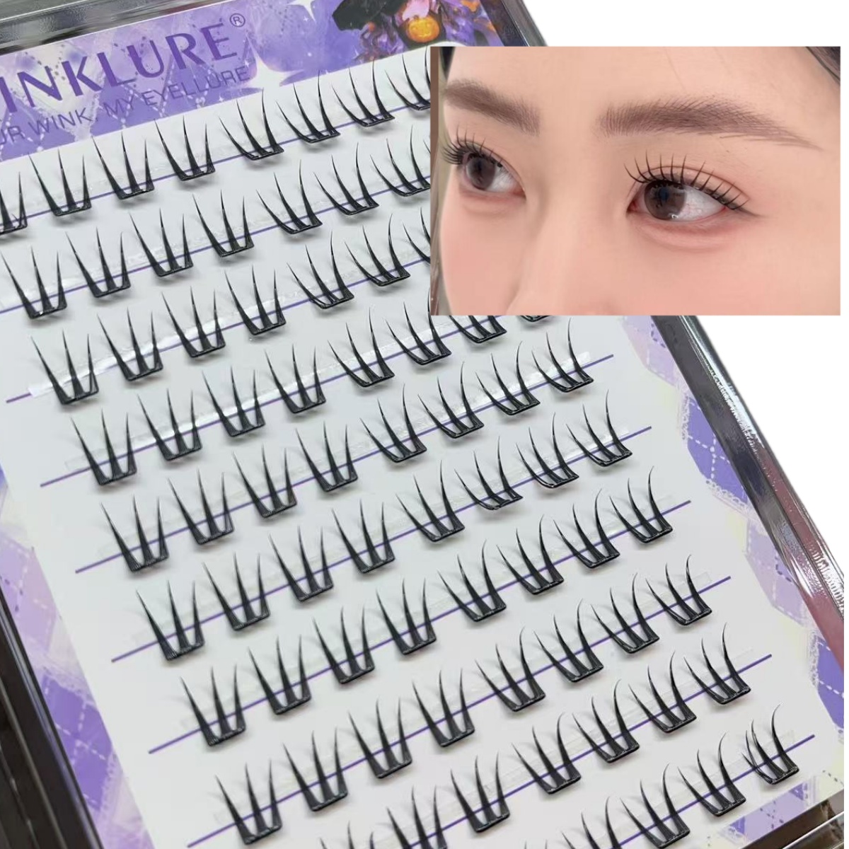 ขนตาปลอม WINKLURE รุ่น No-Gule - Eyelash Extension No 10 บทวิจารณ์และราคา