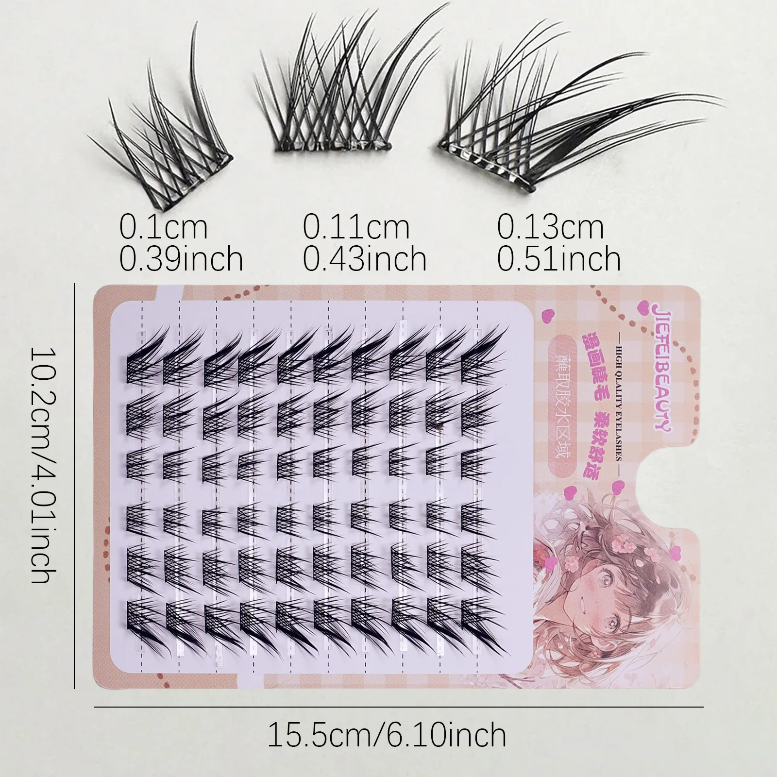 ขนตาปลอมแบบกลุ่ม Fluffy Fox Ey - Eyelash Extension Fox Eye บทวิจารณ์และราคา