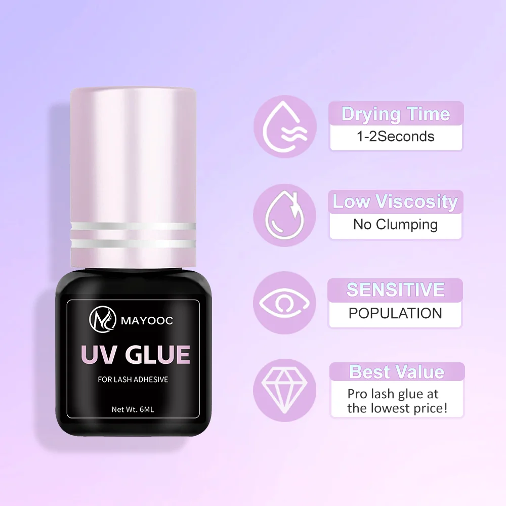 MAYOOC แห้งเร็ว 0.1S UV Eyelas - Eyelash Extension Uv Glue บทวิจารณ์และราคา