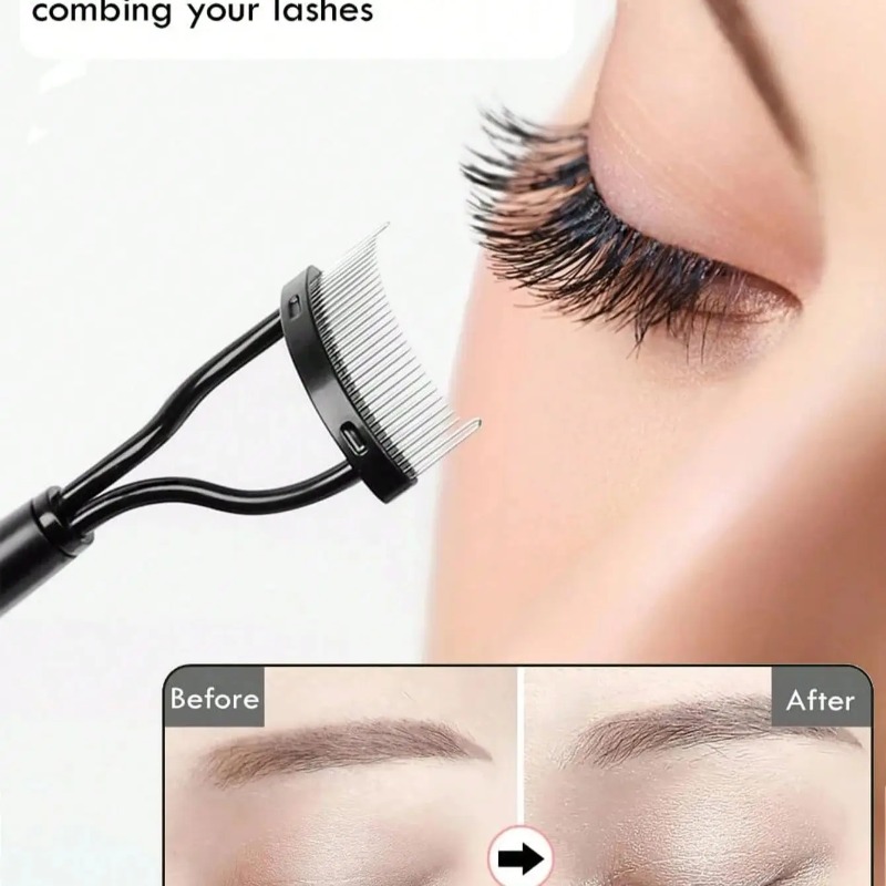 หวีจัดแต่งขนตา 1/2 ชิ้น หวีแยก - Eyelash Extension Guide บทวิจารณ์และราคา