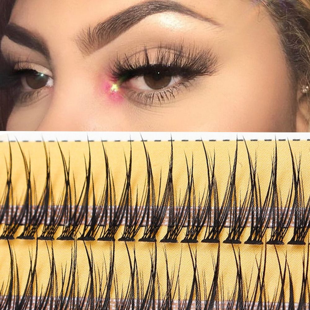 ขนตาปลอมแบบหางนกนางแอ่นแบบธรรม - Eyelash Extension C Curl บทวิจารณ์และราคา