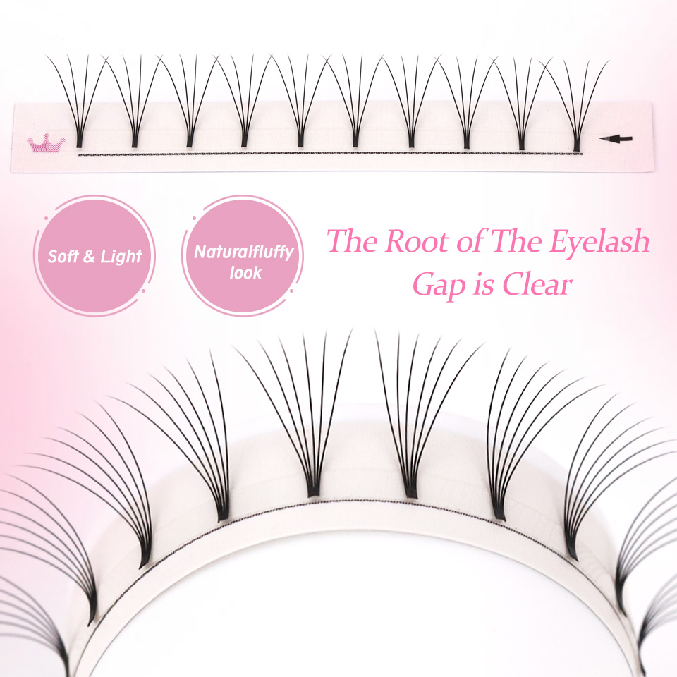 AGUUD นุ่มธรรมชาติ Premade ปริ - Eyelash Extension For Asian Eyes บทวิจารณ์และราคา