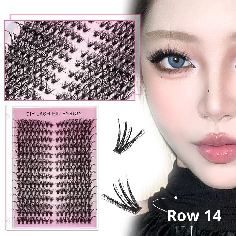 ขนตาปลอม Hoyytu 14 แถว แบบ DIY - Eyelash Extension Or Extensions บทวิจารณ์และราคา