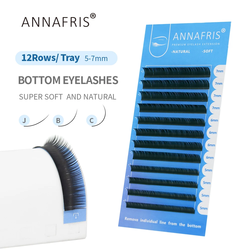 ANNAFRIS Lower Lashes 5-7 มม.ผ - Eyelash Extension For Asian Eyes บทวิจารณ์และราคา