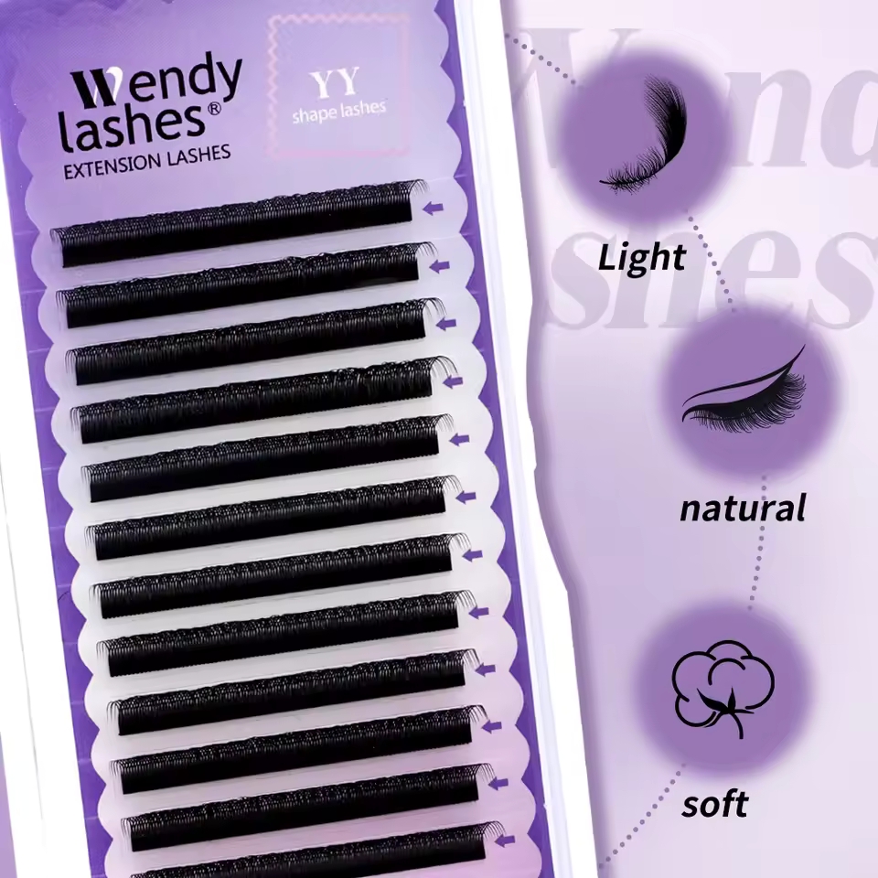 WENDY 2D YY รูปร่าง C/D Curl E - Eyelash Extension For Asian Eyes บทวิจารณ์และราคา