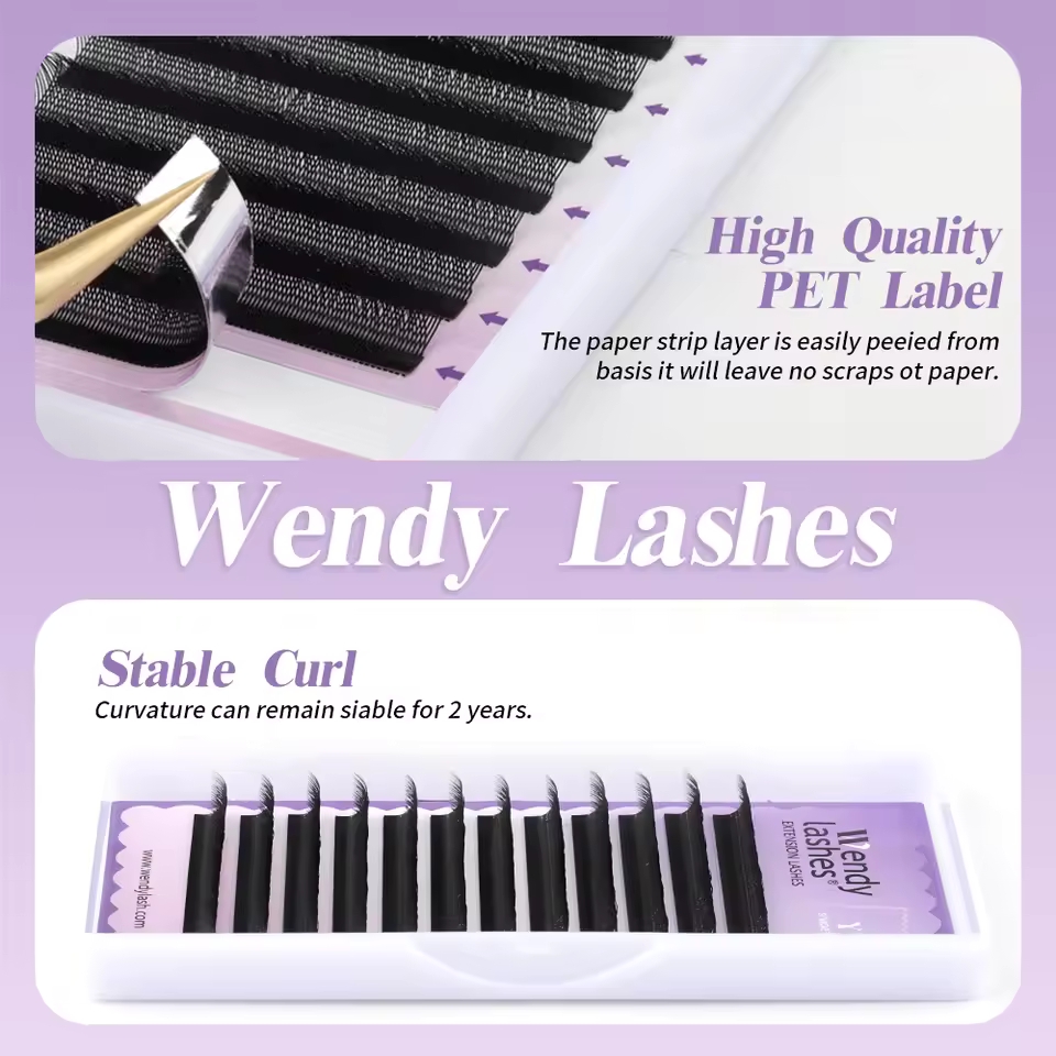WENDY 2D YY รูปร่าง C/D Curl E - Eyelash Extension For Asian Eyes บทวิจารณ์และราคา