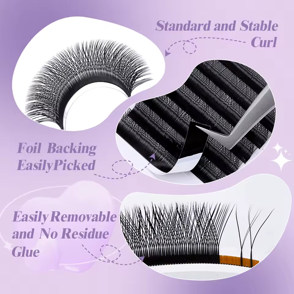 WENDY 2D YY รูปร่าง C/D Curl E - Eyelash Extension For Asian Eyes บทวิจารณ์และราคา