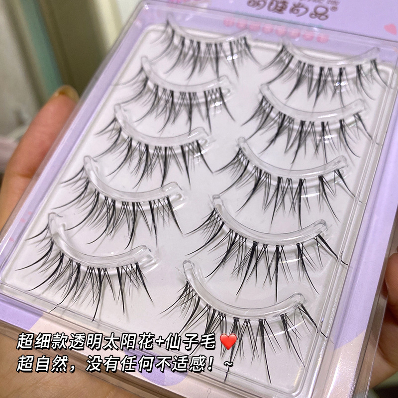 3 คู่ขนตาปลอมแบบใส ดูเป็นธรรมช - Eyelash Extension Japanese บทวิจารณ์และราคา