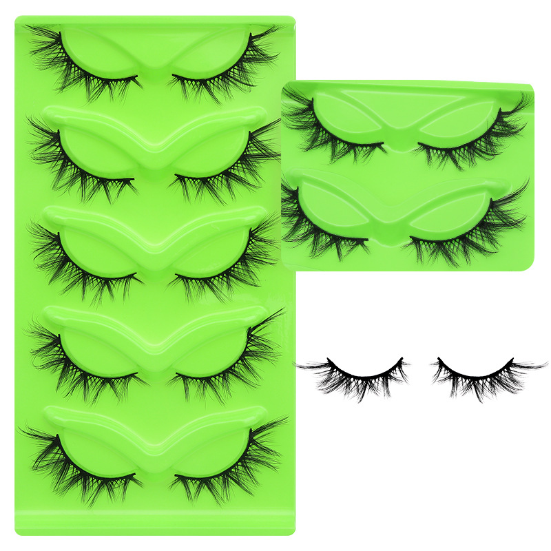 ขนตาปลอมหนาฟู 5 คู่ แบบปีก ขนต - Eyelash Extension Japanese บทวิจารณ์และราคา