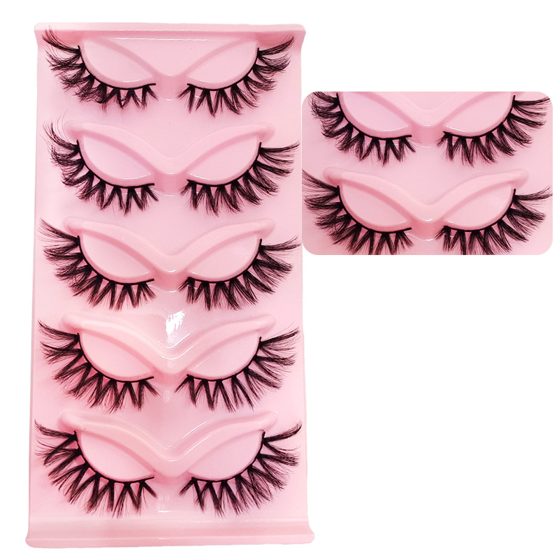 ขนตาปลอมหนาฟู 5 คู่ แบบปีก ขนต - Eyelash Extension Japanese บทวิจารณ์และราคา
