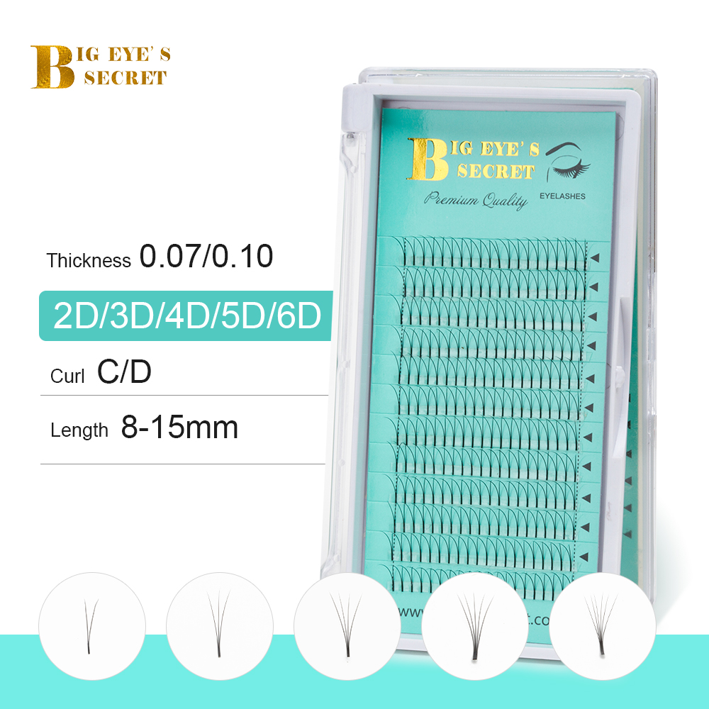 BES 2D 3D 4D 5D 6D แฟนปริมาณ E - Eyelash Extension For Big Eyes บทวิจารณ์และราคา