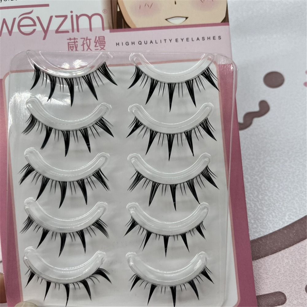 แพ็ค 5 คู่ ขนตาปลอมสไตล์ญี่ปุ่ - Eyelash Extension Japanese บทวิจารณ์และราคา