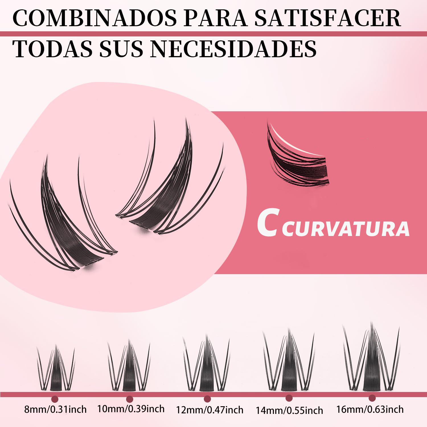 ขนตาปลอมแบบหนาเป็นช่อธรรมชาติ  - Eyelash Extension For Big Eyes บทวิจารณ์และราคา