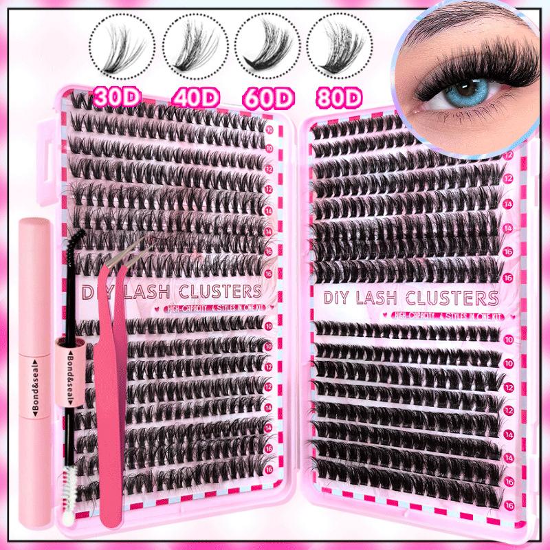ชุดอุปกรณ์ต่อขนตา DIY พร้อมกาว - Eyelash Extension Or Extensions บทวิจารณ์และราคา