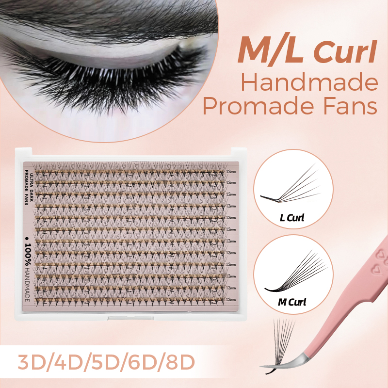 ขนตาแบบช่อ 360/600 ช่อ ทรง L C - Eyelash Extension Or Extensions บทวิจารณ์และราคา