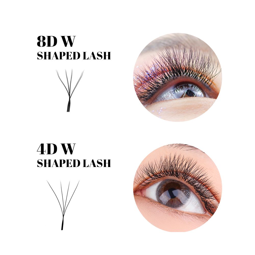 ขนตาปลอม FADVAN รูปทรง W แบบสอ - Eyelash Extension For Asian Eyes บทวิจารณ์และราคา