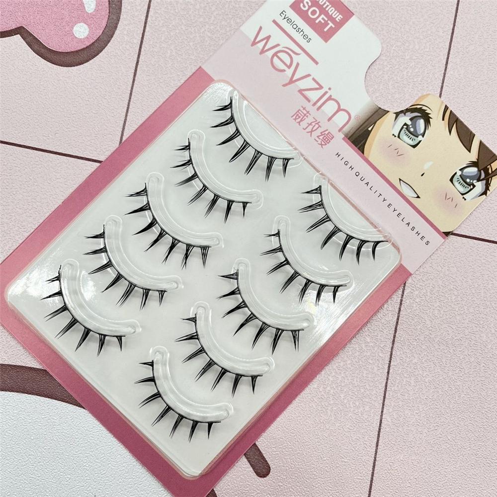 แพ็ค 5 คู่ ขนตาปลอมสไตล์ญี่ปุ่ - Eyelash Extension Japanese บทวิจารณ์และราคา