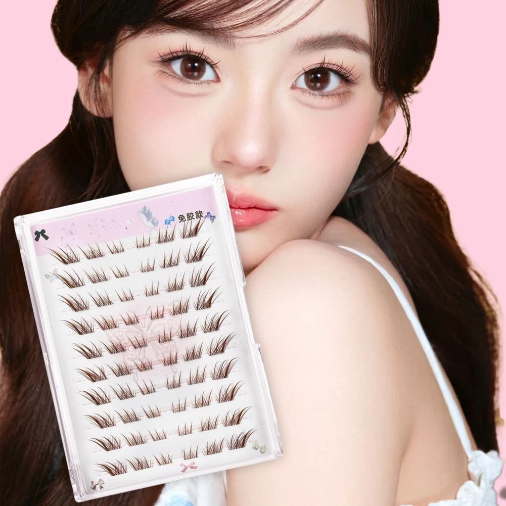 ขนตาปลอมแบบฟูฟ่อง ไม่ต้องใช้กา - Eyelash Extension No 10 บทวิจารณ์และราคา