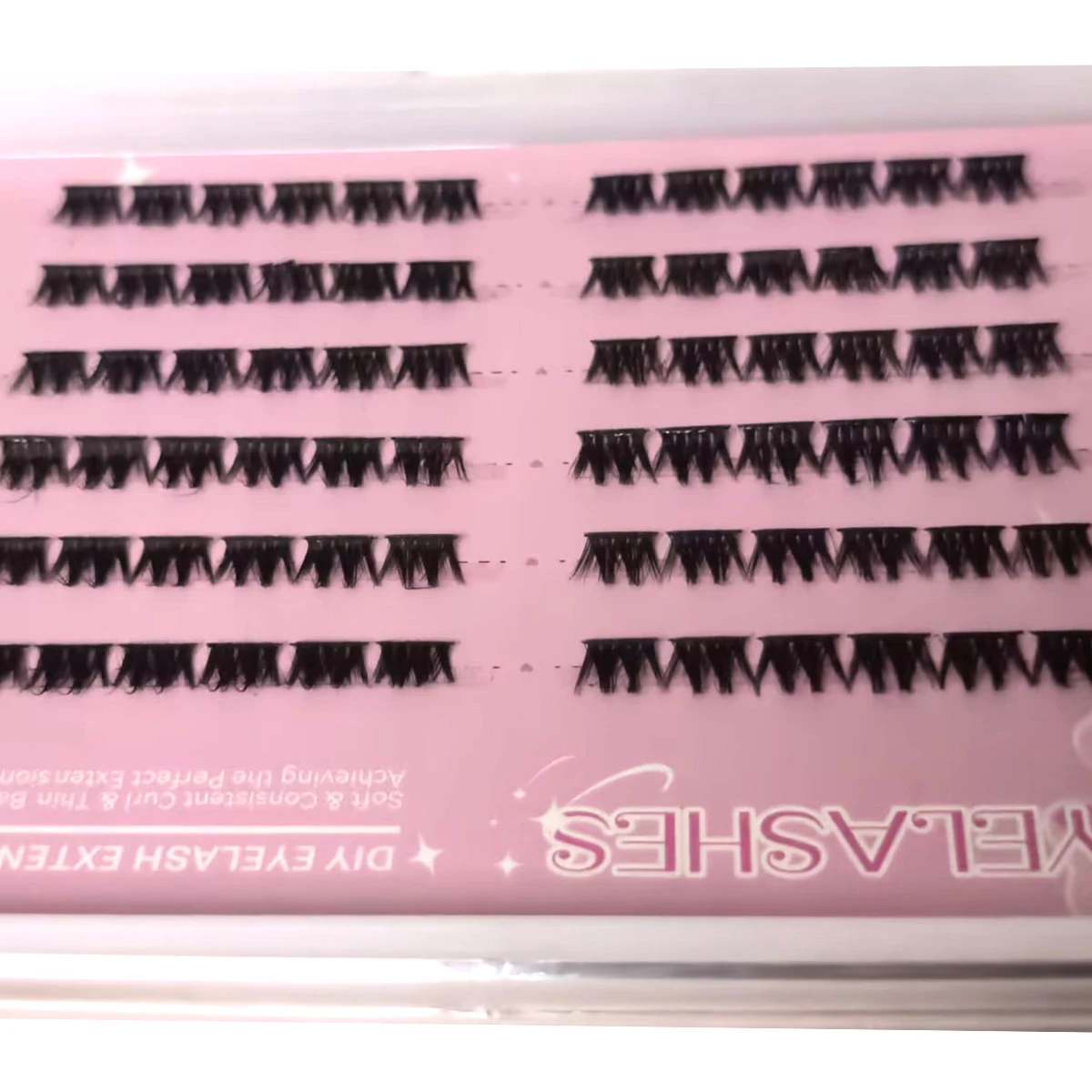 AMSDCN ขนตาปลอม 10 แถว สีดำ เส - Eyelash Extension For Big Eyes บทวิจารณ์และราคา