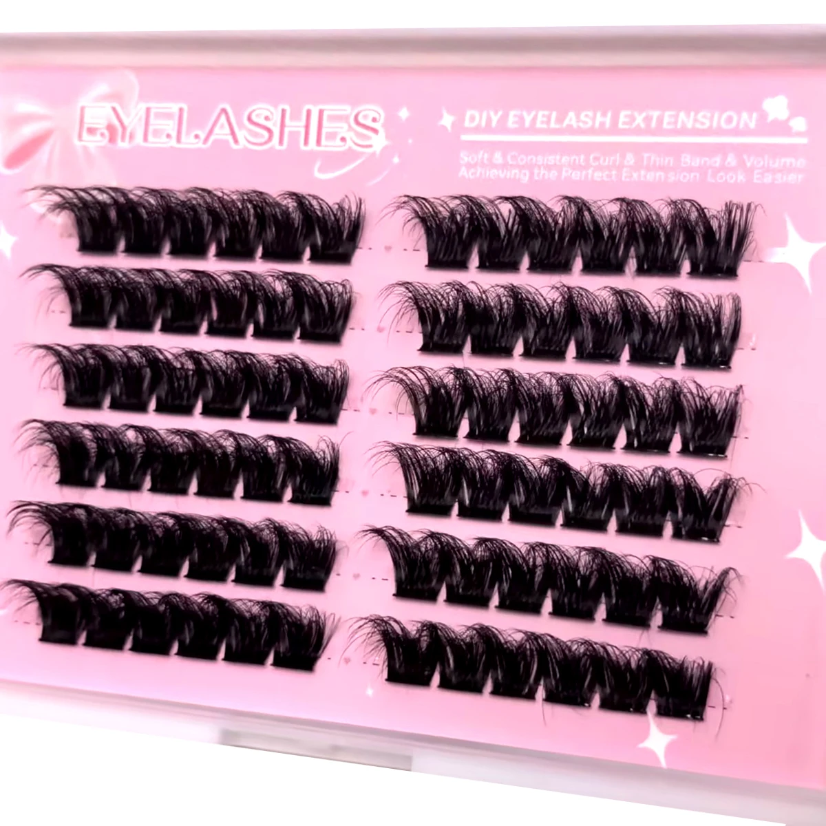 AMSDCN ขนตาปลอม 10 แถว สีดำ เส - Eyelash Extension For Big Eyes บทวิจารณ์และราคา