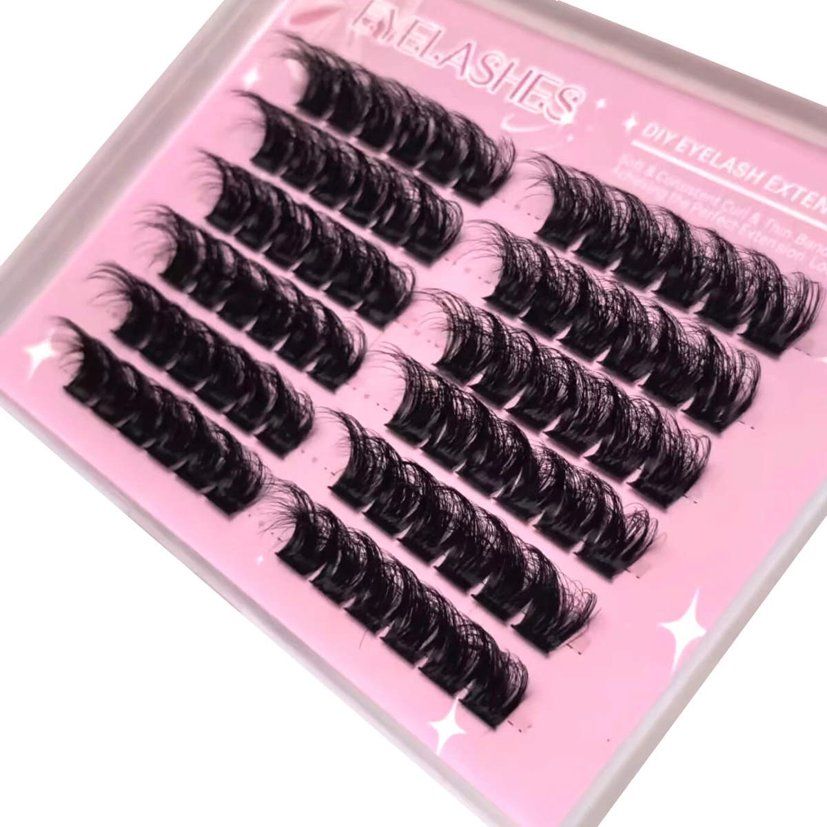 AMSDCN ขนตาปลอม 10 แถว สีดำ เส - Eyelash Extension For Big Eyes บทวิจารณ์และราคา
