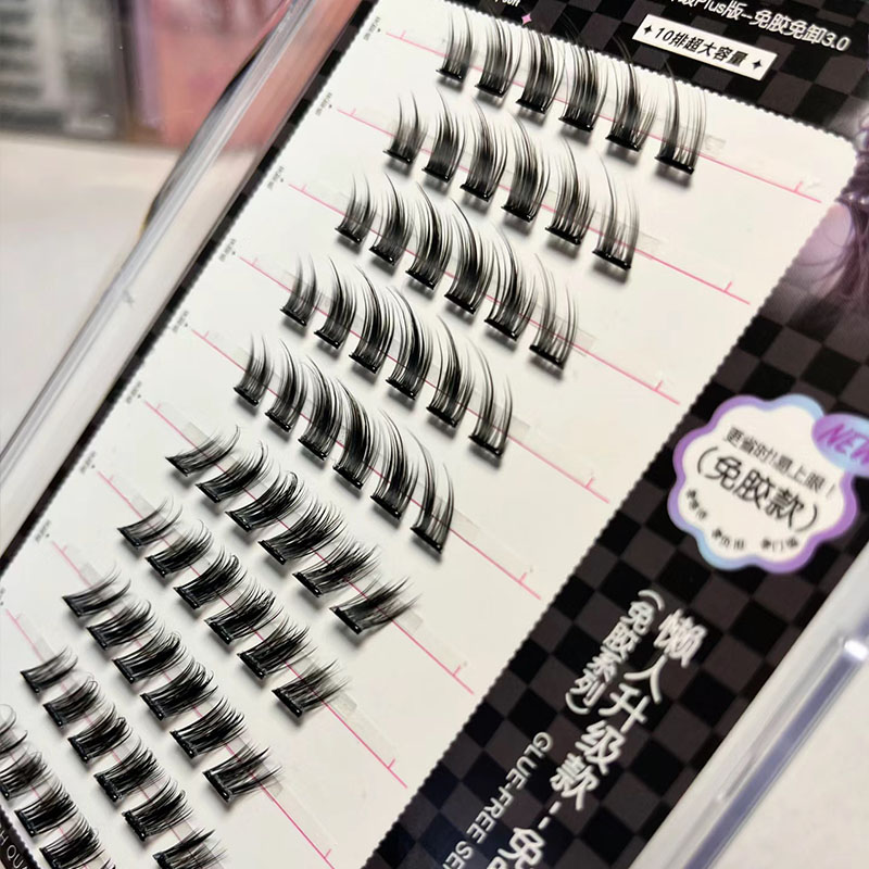 ขนตาปลอมแบบติดเอง Fox Cluster  - Eyelash Extension No 10 บทวิจารณ์และราคา