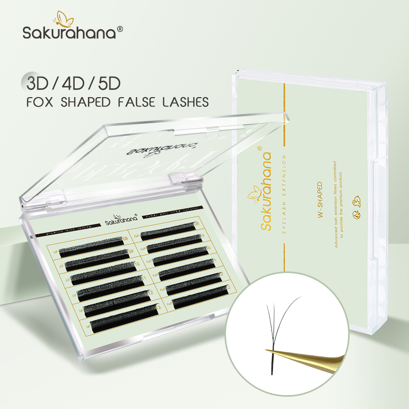 ขนตาปลอม SAKURAHANA รุ่น Fox 3 - Eyelash Extension Fox Eye บทวิจารณ์และราคา