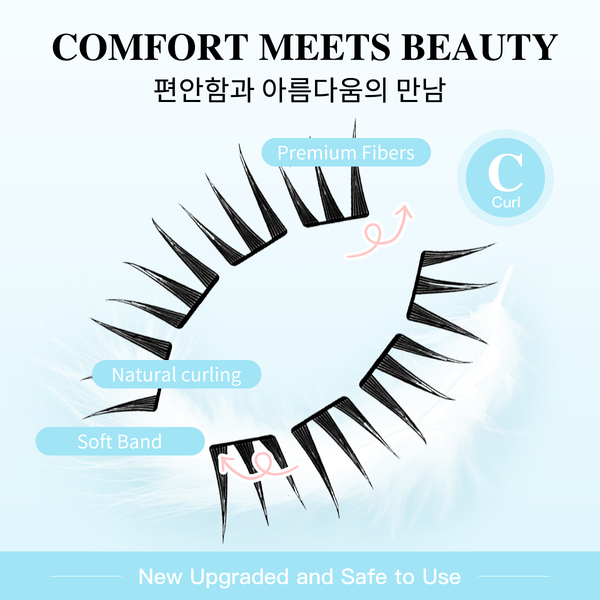 80 Cluster No-Gule Fairy ขนตาป - Eyelash Extension No 10 บทวิจารณ์และราคา