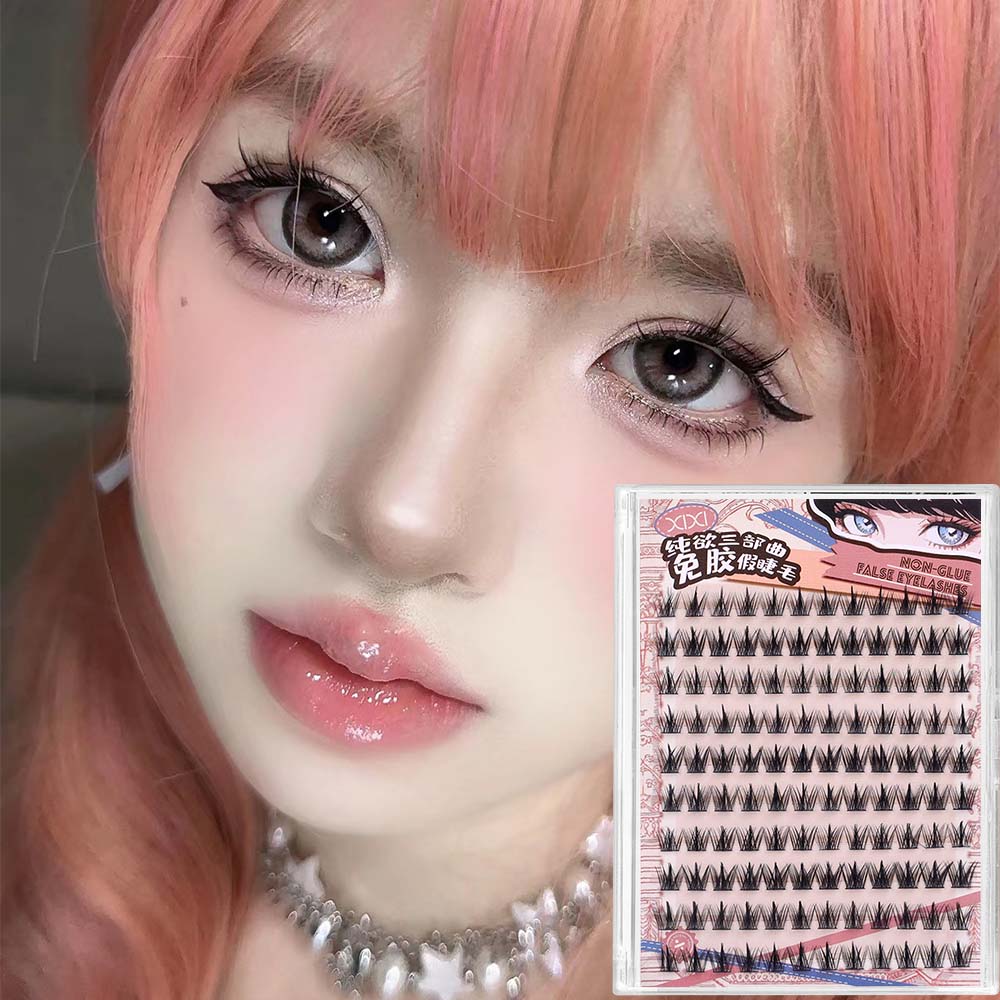 ขนตาปลอมมีกาวในตัว10แถวคละขนาด - Eyelash Extension No 10 บทวิจารณ์และราคา