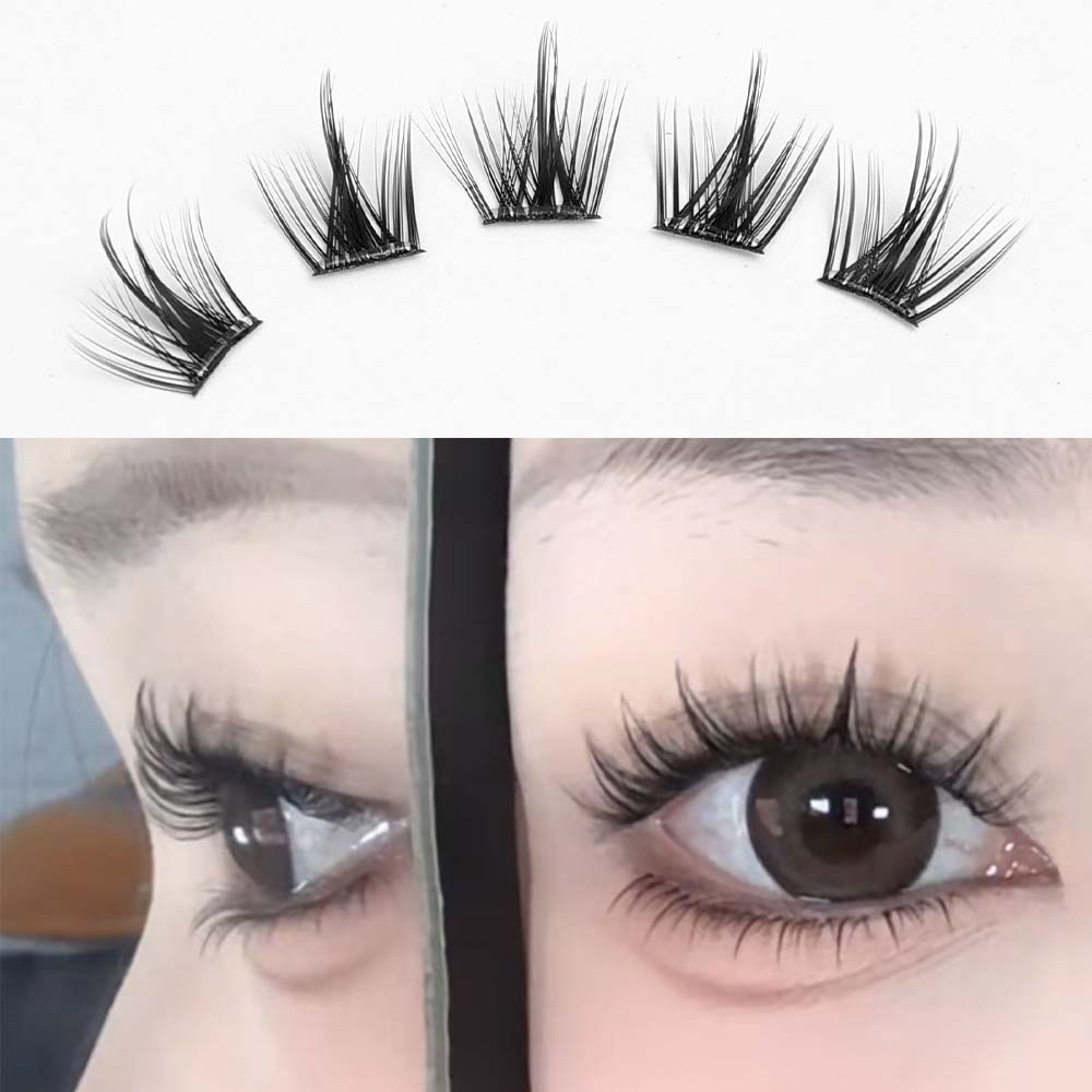ขนตาปลอมมีกาวในตัว10แถวคละขนาด - Eyelash Extension No 10 บทวิจารณ์และราคา