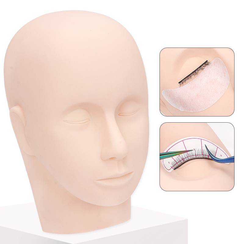 หัวหุ่นฝึกต่อขนตา 1 ชิ้น สำหรั - Eyelash Extension Guide บทวิจารณ์และราคา