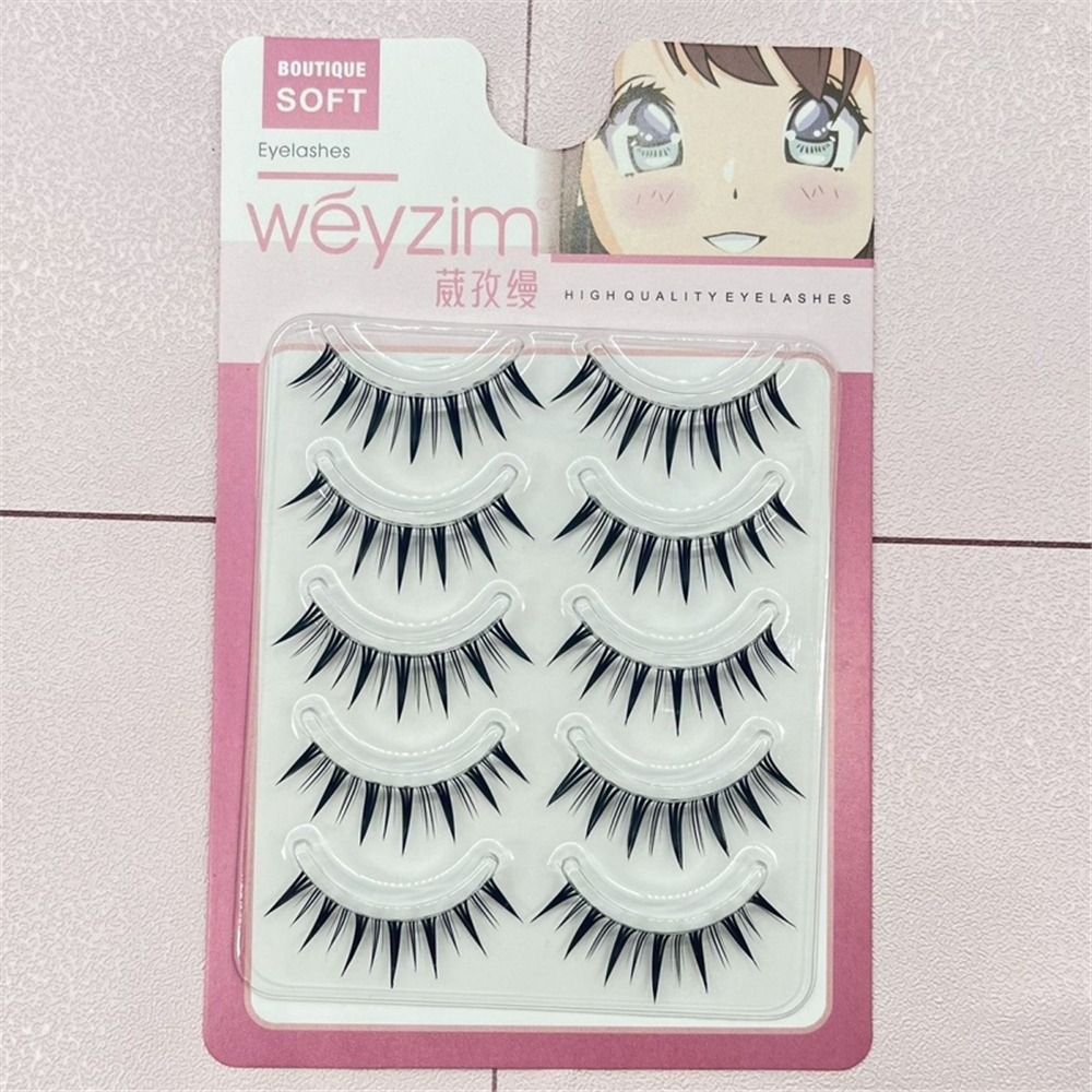5 คู่แพ็คญี่ปุ่นคอสเพลย์ขนตาปล - Eyelash Extension Japanese บทวิจารณ์และราคา