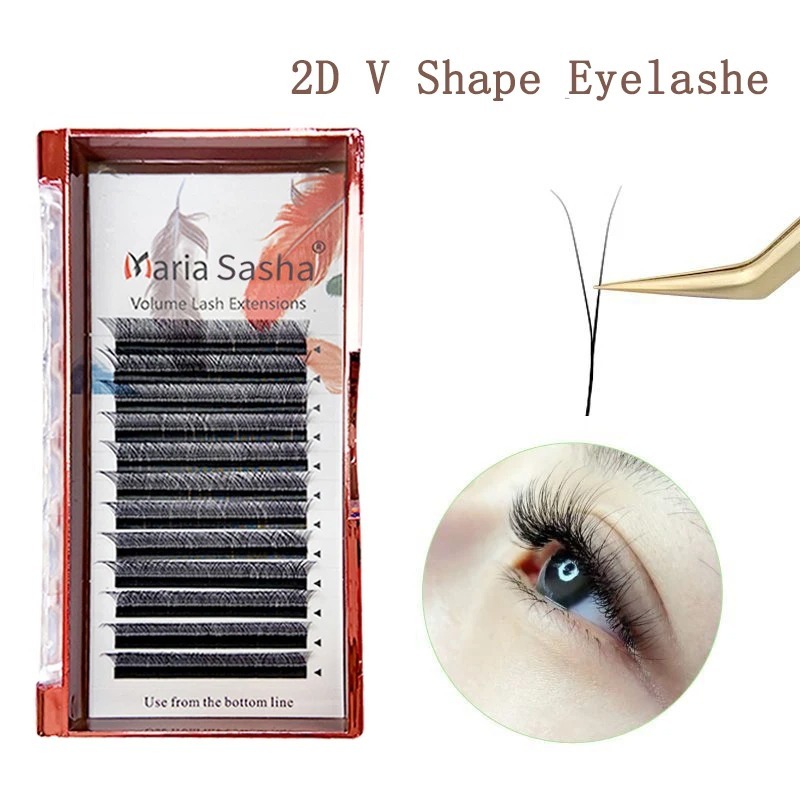 MARIA 2D Y รูปร่างขนตามือ Prem - Eyelash Extension For Asian Eyes บทวิจารณ์และราคา