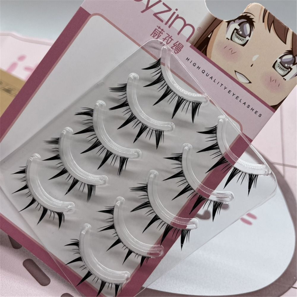 แพ็ค 5 คู่ ขนตาปลอมสไตล์คอสเพล - Eyelash Extension Japanese บทวิจารณ์และราคา