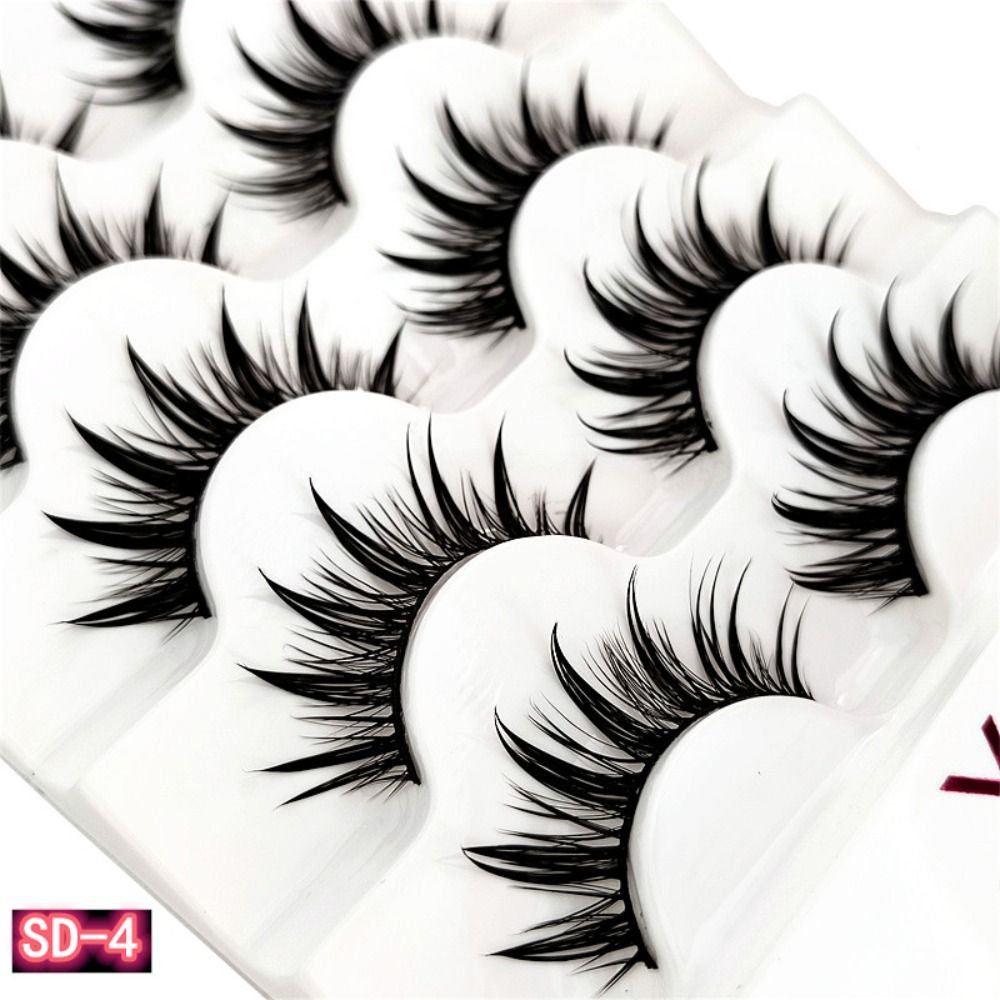 5คู่ขนตา Cos Dance Performance - Eyelash Extension Japanese บทวิจารณ์และราคา