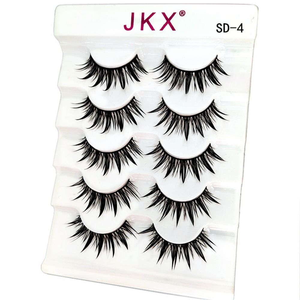 5คู่ขนตา Cos Dance Performance - Eyelash Extension Japanese บทวิจารณ์และราคา