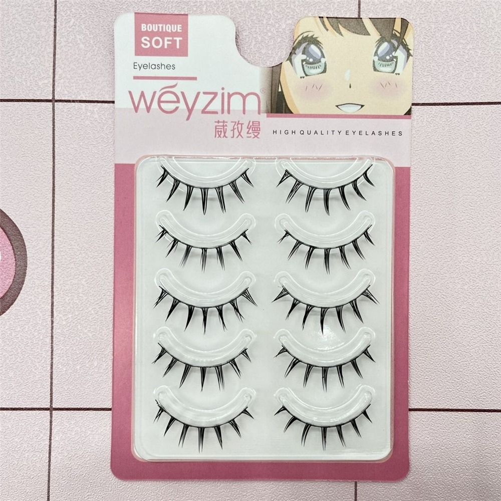 ขนตาปลอมแบบญี่ปุ่น 5 คู่ แพ็ค  - Eyelash Extension Japanese บทวิจารณ์และราคา