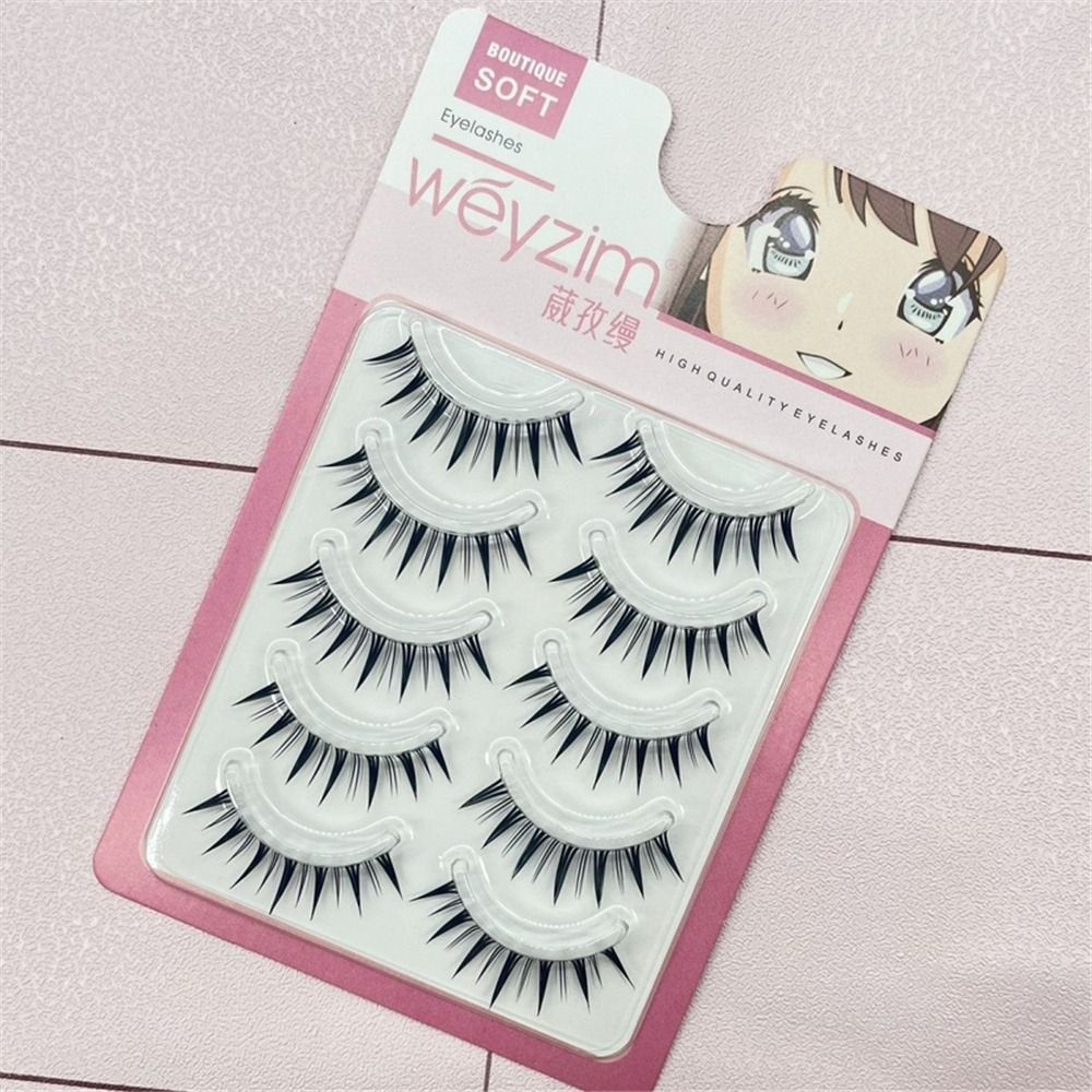 ขนตาปลอมแบบญี่ปุ่น 5 คู่ แพ็ค  - Eyelash Extension Japanese บทวิจารณ์และราคา
