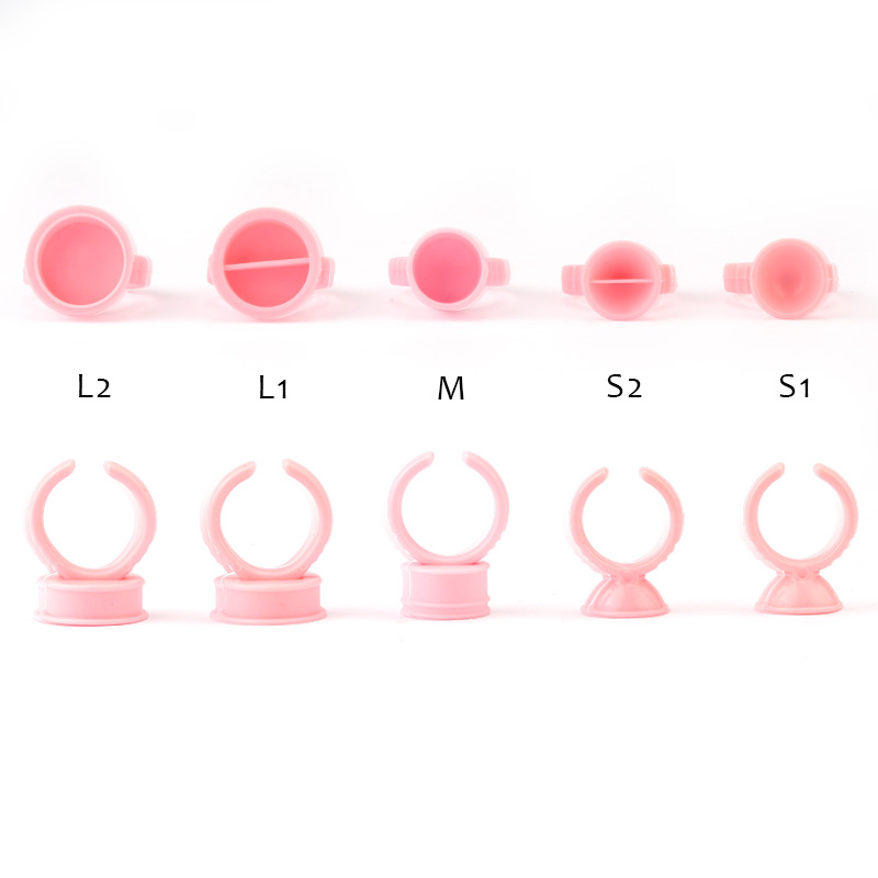 100 pcs แหวนกาวแบบใช้แล้วทิ้งพ - Eyelash Extension Guide บทวิจารณ์และราคา